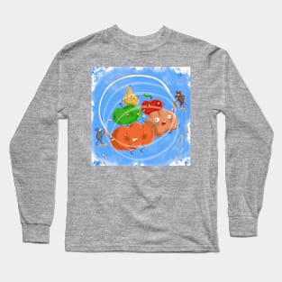 Imaginary skipping harvest 🎃🍎🍏 Long Sleeve T-Shirt